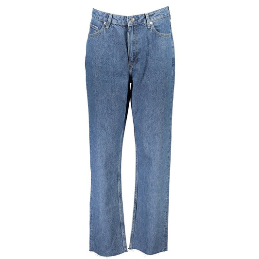 Jeans en coton bleu Tommy Hilfiger pour femme