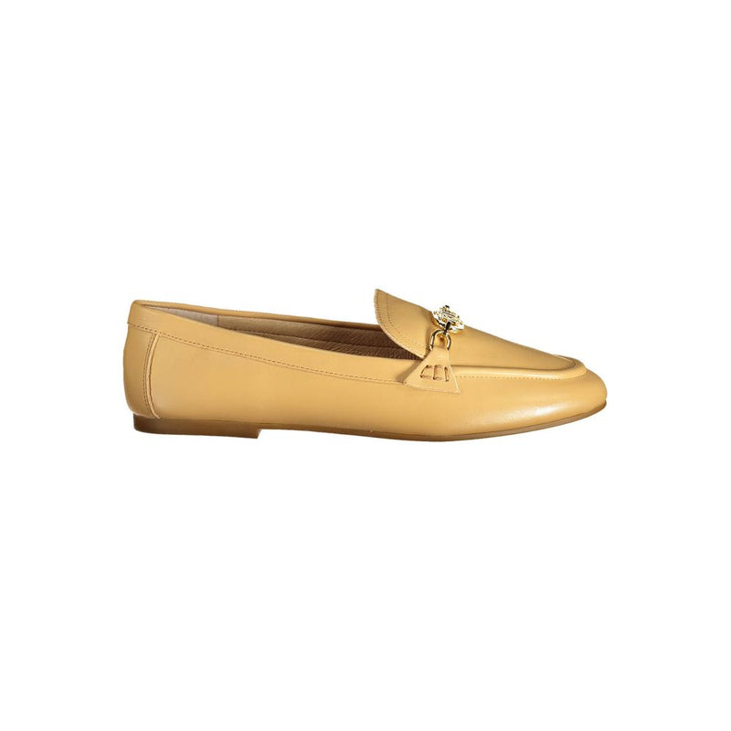 Ralph Lauren Mocassins en Cuir Beige pour Femmes