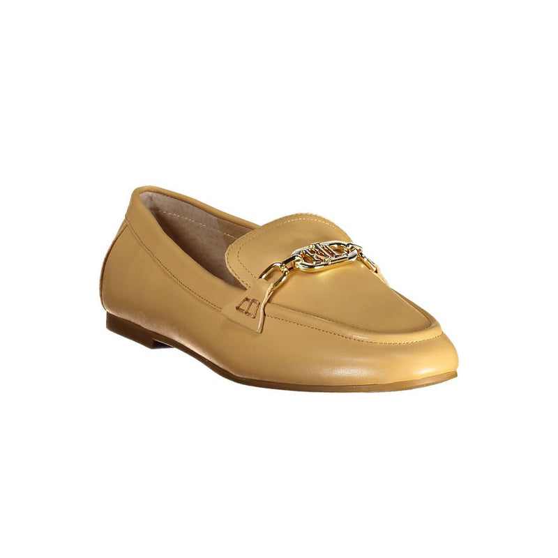 Ralph Lauren Mocassins en Cuir Beige pour Femmes