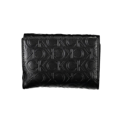 Portefeuille femme Calvin Klein en polyéthylène noir