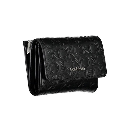 Portefeuille femme Calvin Klein en polyéthylène noir