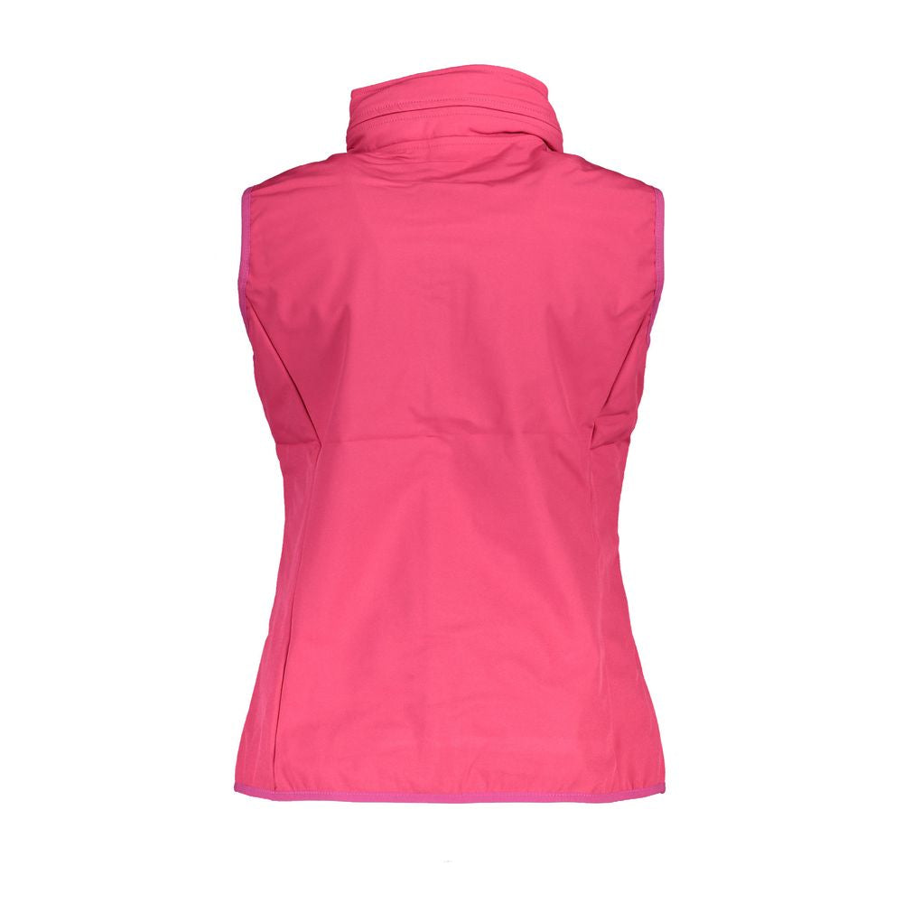 Veste sans manches en polyester rose Scuola Nautica pour femmes