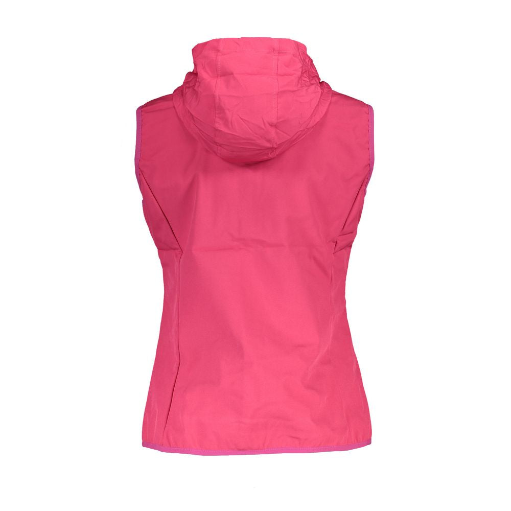 Veste sans manches en polyester rose Scuola Nautica pour femmes