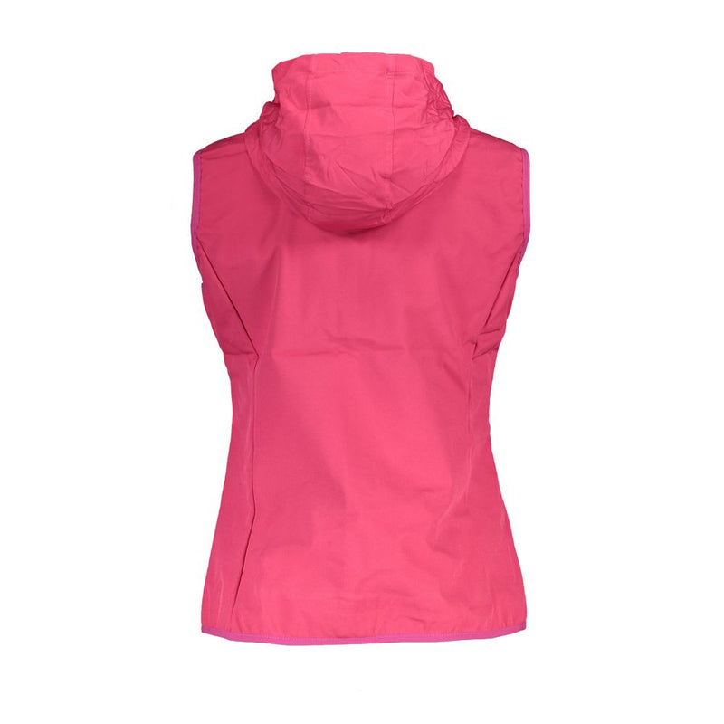 Scuola Nautica Pink Polyester Women’s Sleeveless Jacket