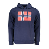 Pull en coton bleu pour homme, Norvège 1963