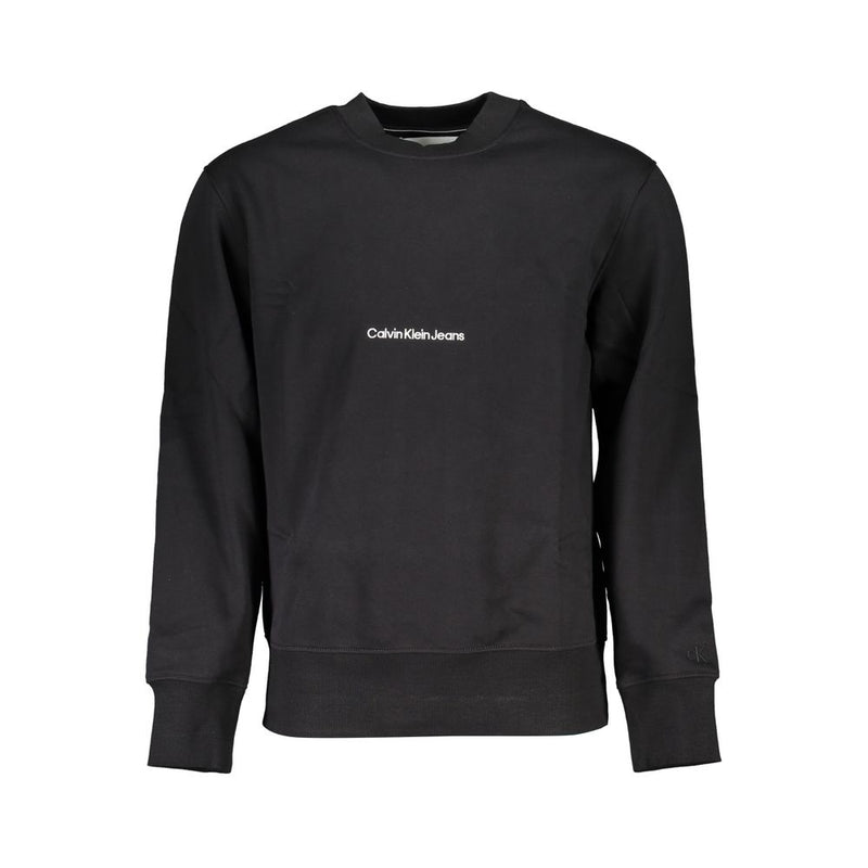 Pull en coton noir pour homme Calvin Klein