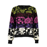 Desigual Black Polyester Sweater - Élégant et Confortable