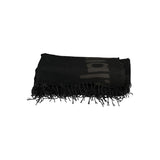 Desigual Chic Contrast Detail Poncho - Timeless Black