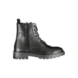 Calvin Klein Black Polyester Men Boot - Stylish Ankle Boots
