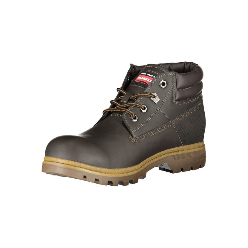 Carrera Brown Polyester Men Boot - Élégance et Praticité