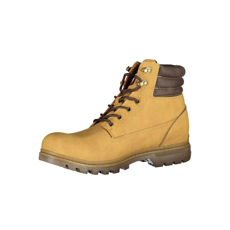 Carrera Yellow Polyester Men Boot - Bold & Stylish Footwear