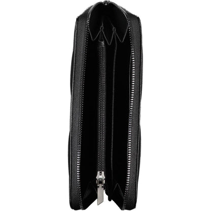 Calvin Klein Strakke Zwarte RFID-blokkerende Portemonnee met Logo