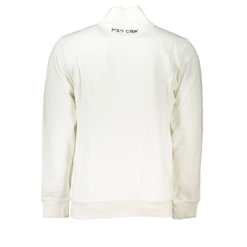 Pull en coton blanc La Martina pour homme