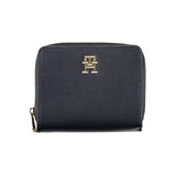 Tommy Hilfiger Sleek Blue Polyethylene Wallet - Élégance et Fonctionnalité