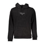 Pull en coton noir à capuche pour homme Tommy Hilfiger