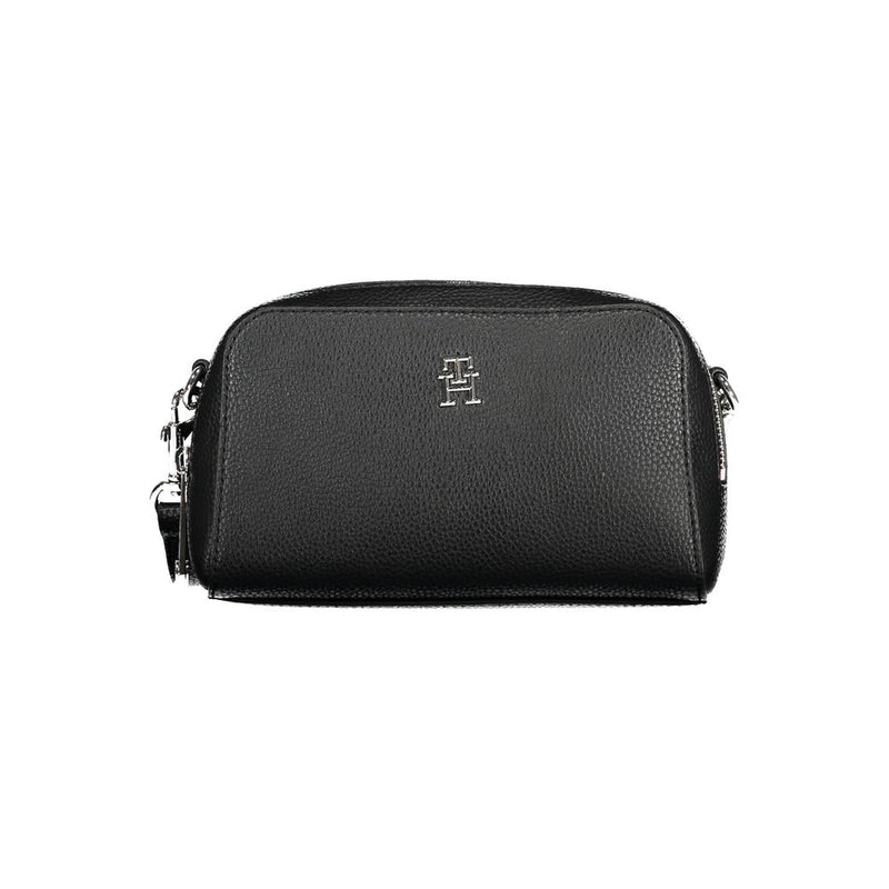Tommy Hilfiger Black Polyethylene Handbag - Stylish & Functional