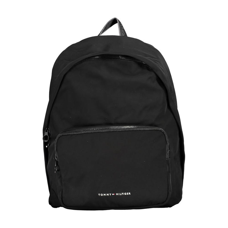 Tommy Hilfiger Chic Urban Black Rugzak met Laptopvak