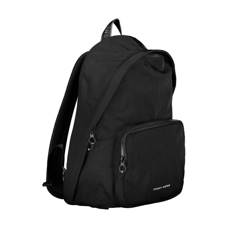 Tommy Hilfiger Chic Urban Black Rugzak met Laptopvak