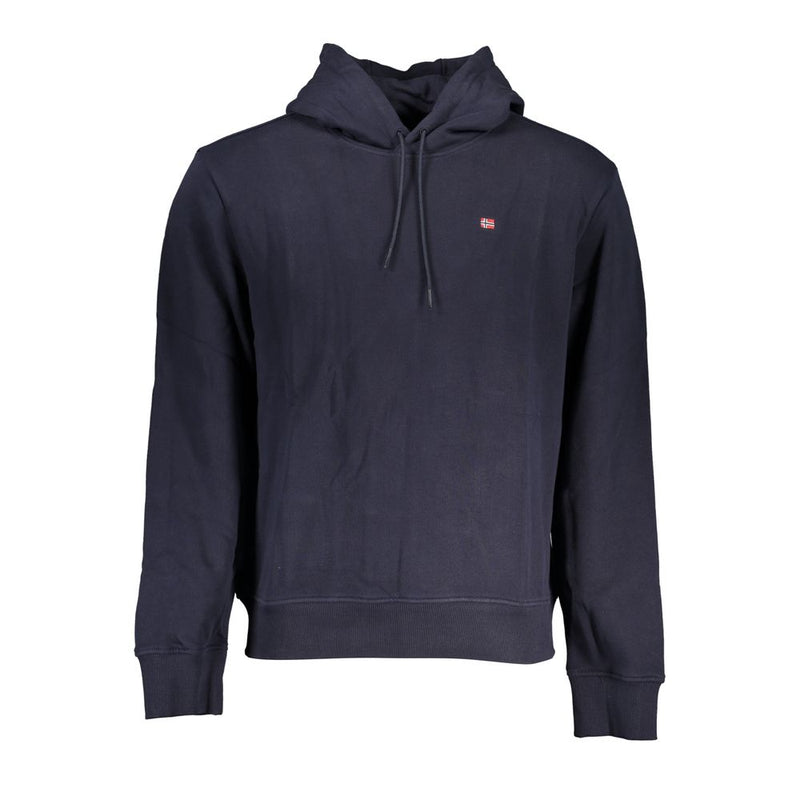 Napapijri Blue Cotton Men Sweater