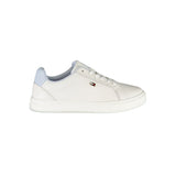 Tommy Hilfiger Women's White Polyester Sneaker - Stylish Comfort