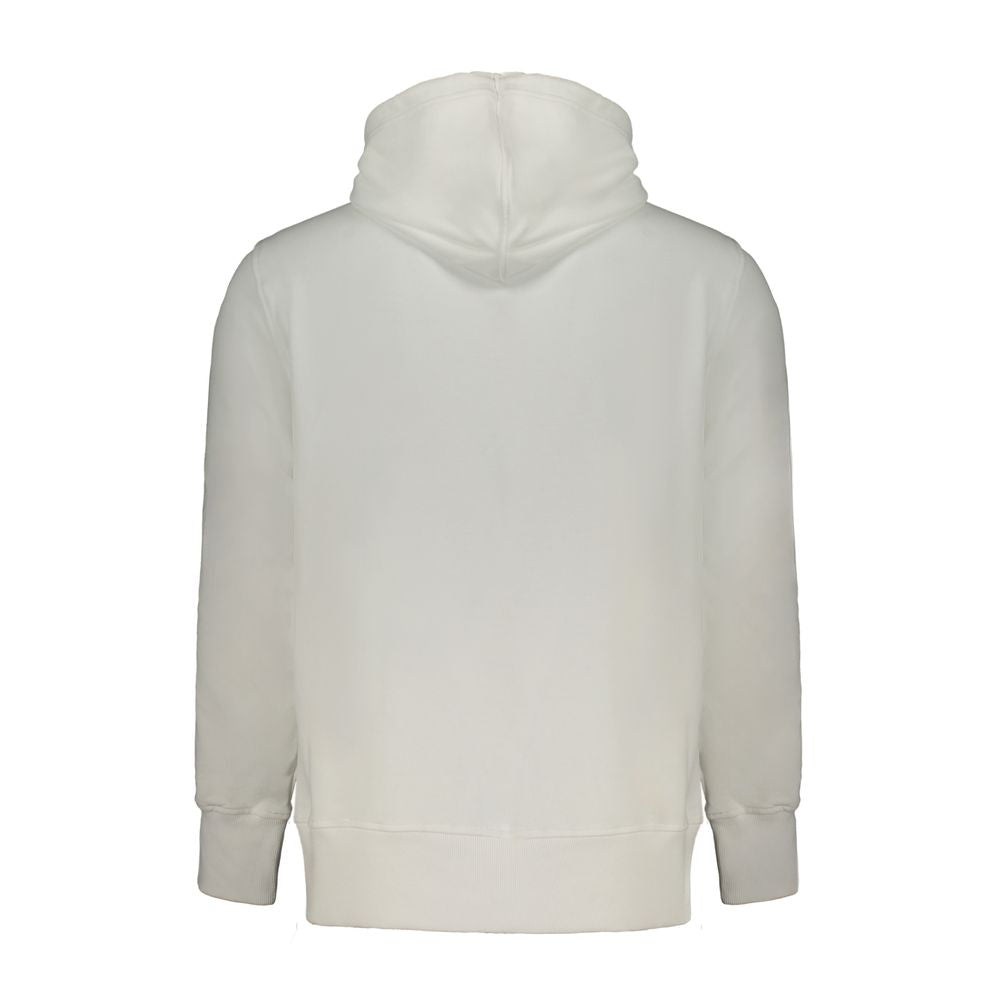 Pull homme en coton blanc Calvin Klein avec capuche