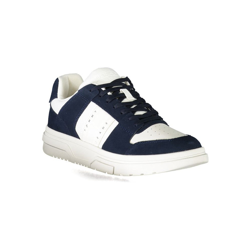 Tommy Hilfiger Blue Polyester Sneaker - Confort et Style pour Hommes