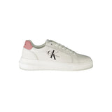 Calvin Klein White Polyester Sneaker for Women - Eco-Friendly Style