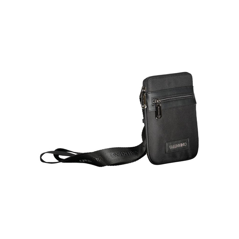 Sac à bandoulière noir en polyéthylène Mario Valentino