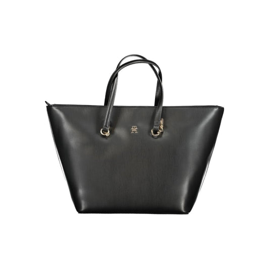 Tommy Hilfiger Zwarte Polyethyleen Handtas
