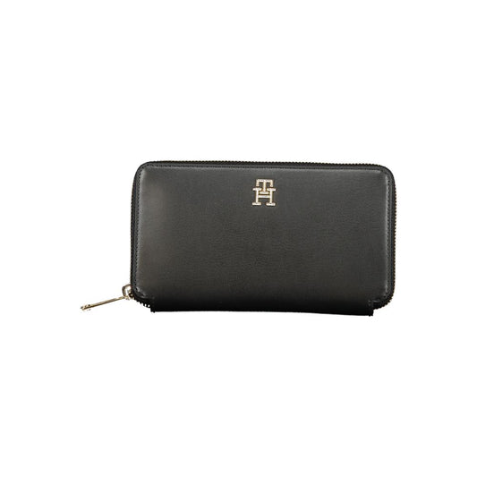 Tommy Hilfiger Zwarte Polyethyleen Portemonnee