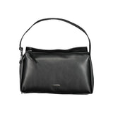 Calvin Klein Black Polyester Handbag - Sustainable Fashion Statement