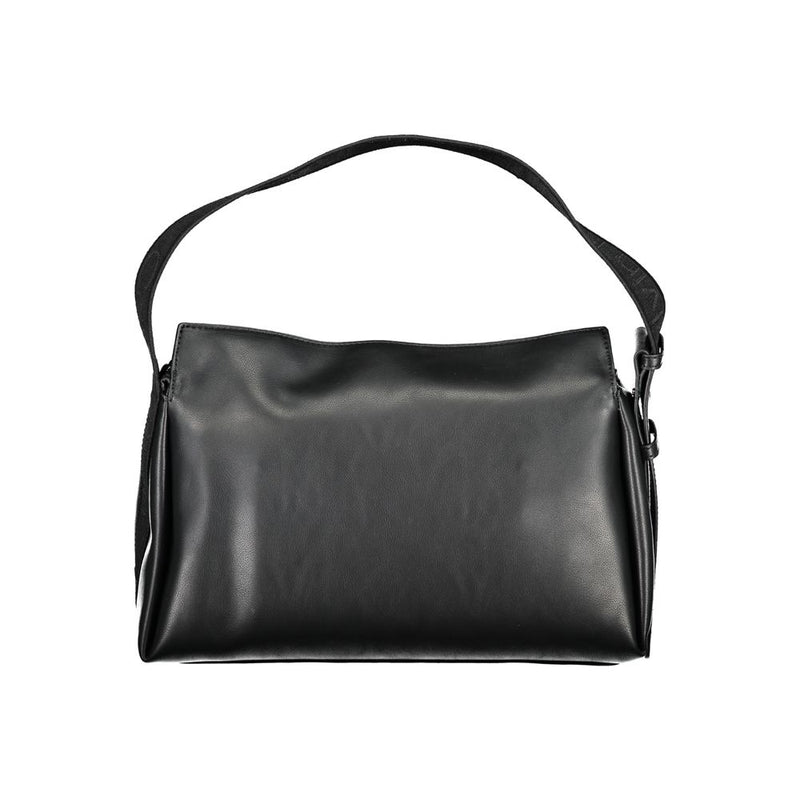 Calvin Klein Black Polyester Handbag - Élégance et Durabilité