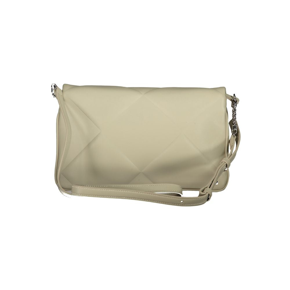 Calvin Klein Beige Cotton Handbag - Stylish and Functional Accessory