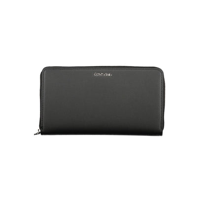 Portefeuille Calvin Klein en polyester noir