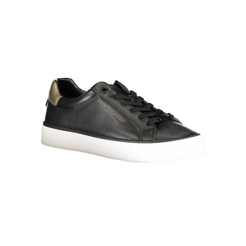 Calvin Klein Black Polyester Sneaker - Élégance et Confort