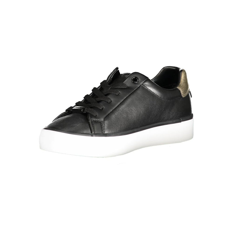 Calvin Klein Black Polyester Sneaker - Élégance et Confort