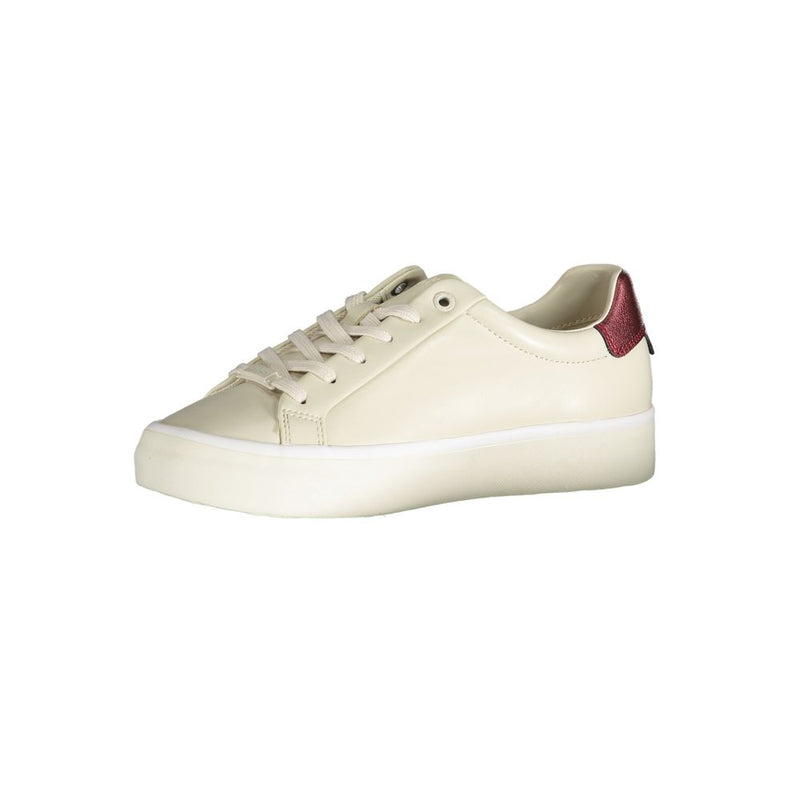 Sneakers Beige en Polyester Calvin Klein - Chaussures Sport Chic
