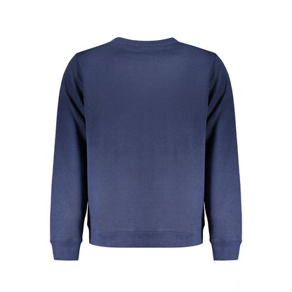 Pull en coton bleu pour homme, Norvège 1963