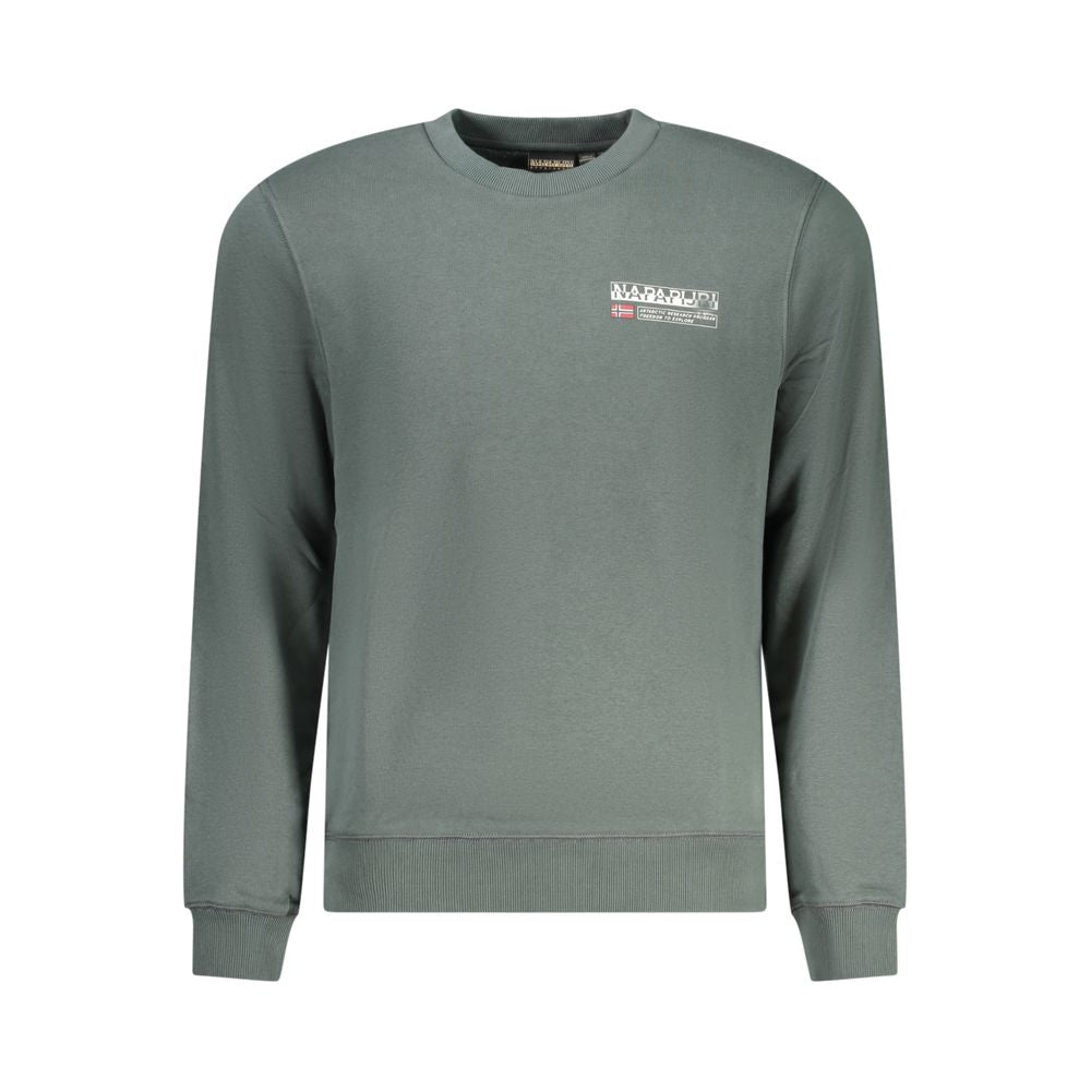 Sweatshirt en coton vert Napapijri