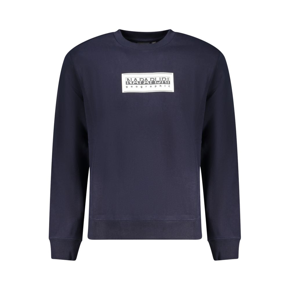 Pull en coton bleu Napapijri pour homme