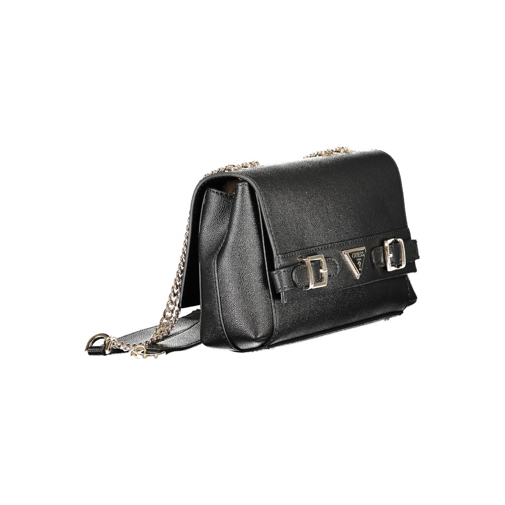 Guess Jeans Black ECO ALI Handbag for Women - Chic & Eco-Friendly