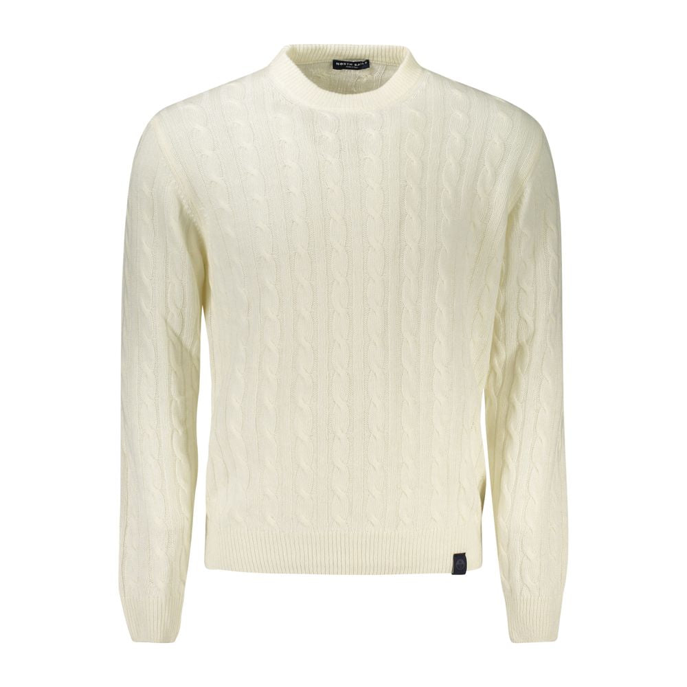 Pull en laine blanche pour homme North Sails