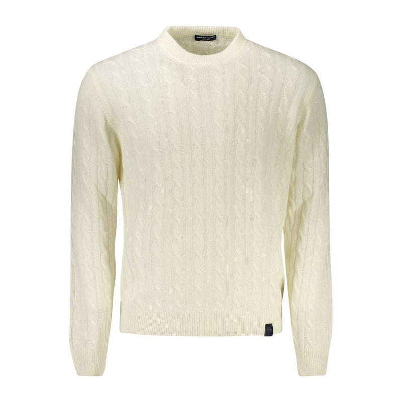 Pull en laine blanche pour homme North Sails