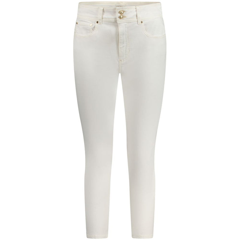 Guess Jeans White Cotton Women's Skinny Jean - Flattering Fit