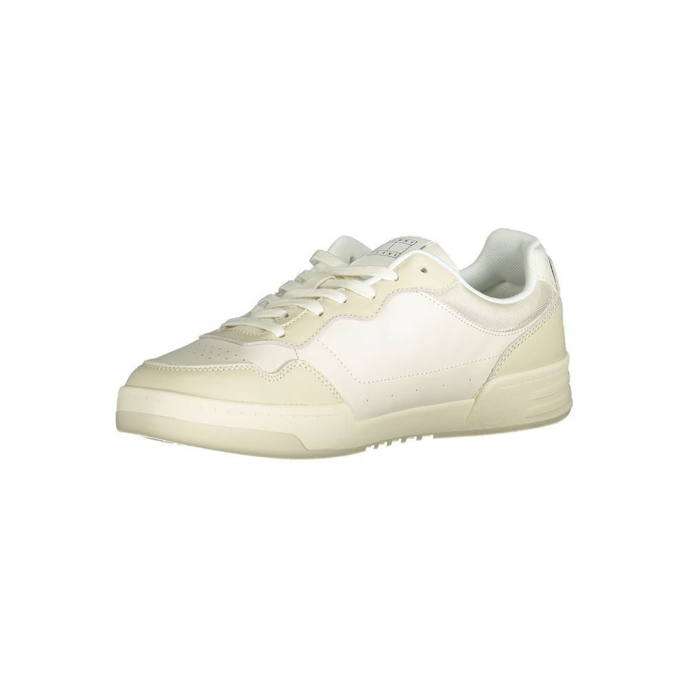 Tommy Hilfiger Beige Polyethylene Men Sneaker - Stylish Comfort
