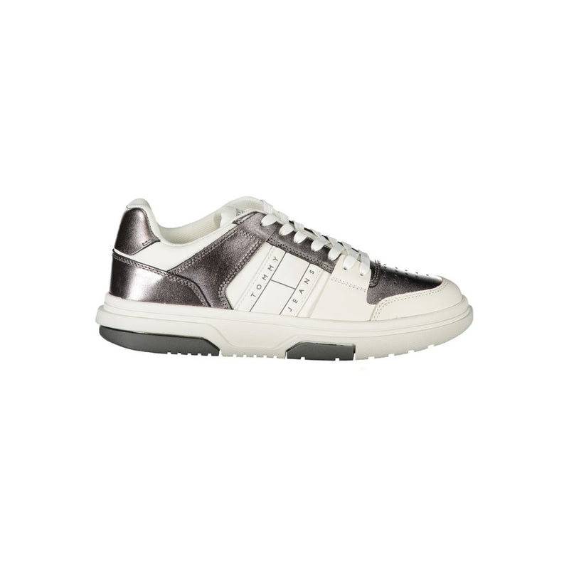 Tommy Hilfiger White Polyethylene Women Sneaker - Élégance et Polyvalence