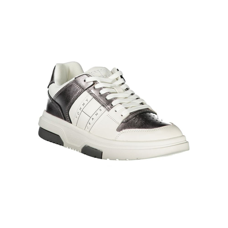 Tommy Hilfiger White Polyethylene Women Sneaker - Élégance et Polyvalence