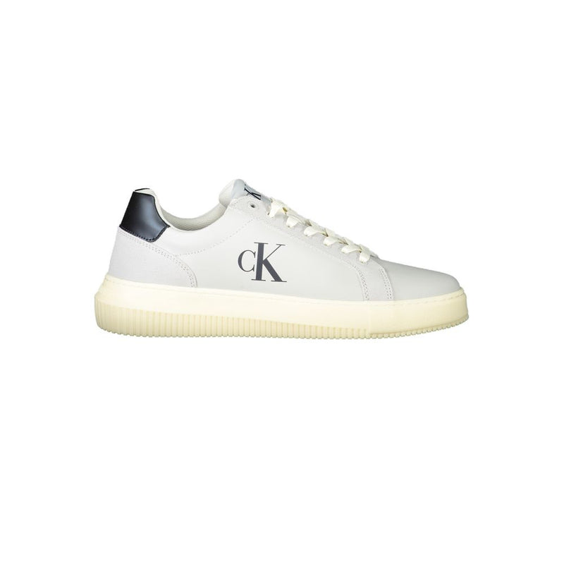 Calvin Klein Brown Leather Men Sneaker - Stylish & Sustainable