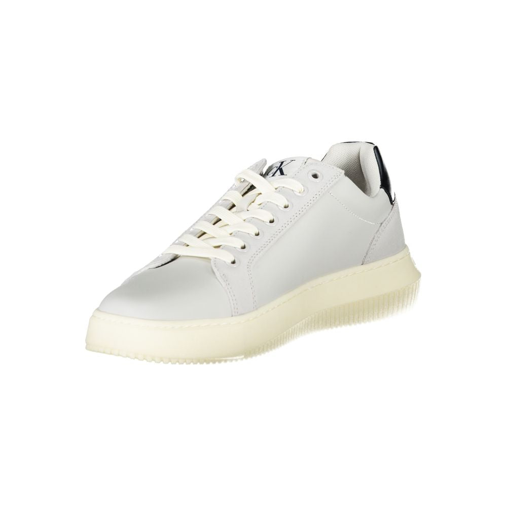 Calvin Klein Brown Leather Men Sneaker - Stylish & Sustainable