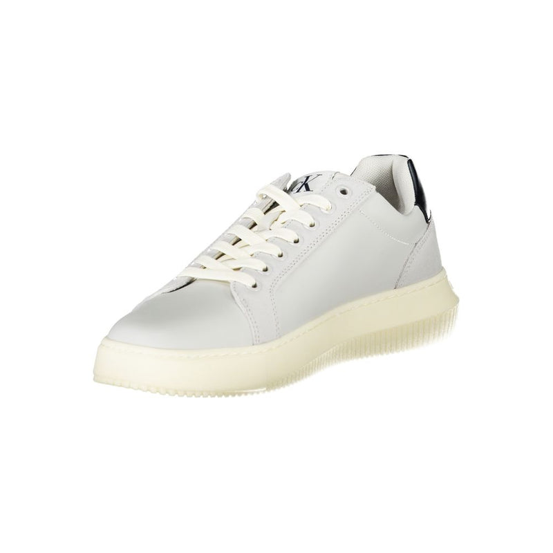 Calvin Klein Brown Leather Men Sneaker - Stylish & Sustainable